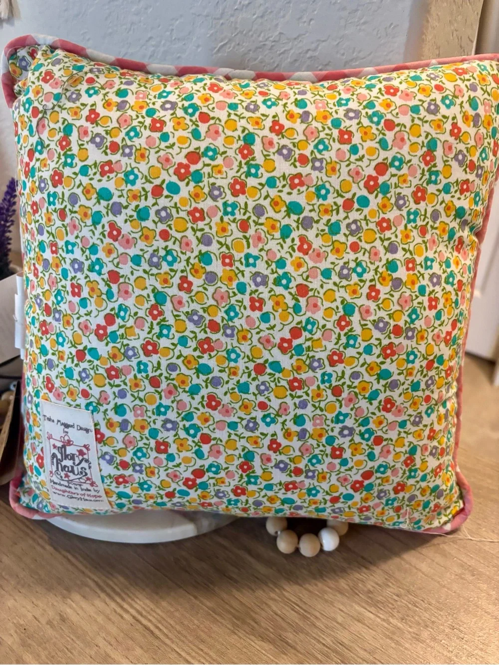 Silly Peeps Easter Embroidered Decorative Pillow - Multicolor. NWT💙💗💚💛💐